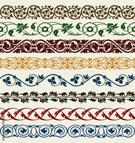 Retro lines set