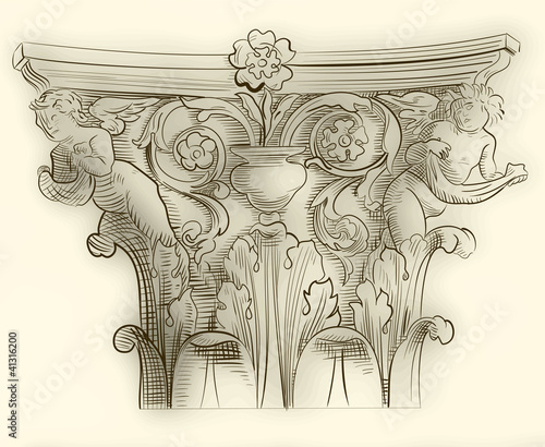 Classic column sketch