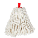 Mop of rope on a white background.