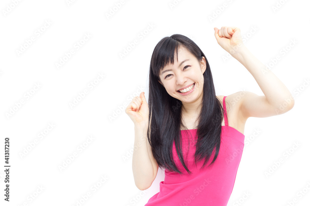 応援する女の子 応援する女の子