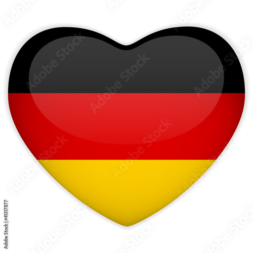 Germany Flag Heart Glossy Button Free Download Germany Flag Heart Glossy Button - GFXLoad