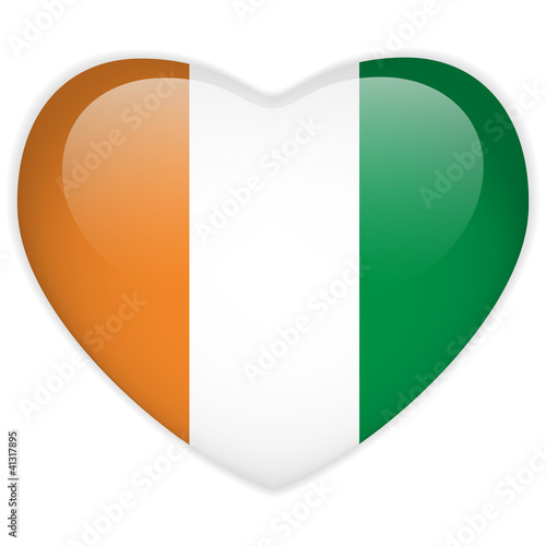 Ireland Flag Heart Glossy Button Free Download Ireland Flag Heart Glossy Button - GFXLoad