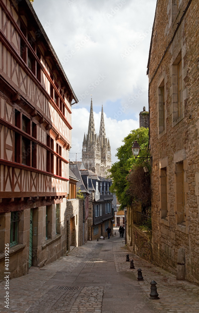 Quimper in Brittany, France