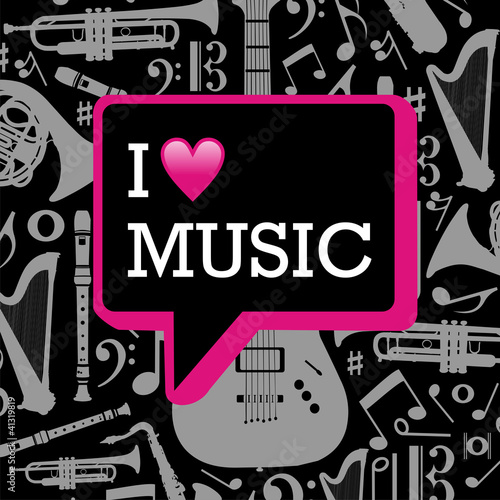 I love music illustration.