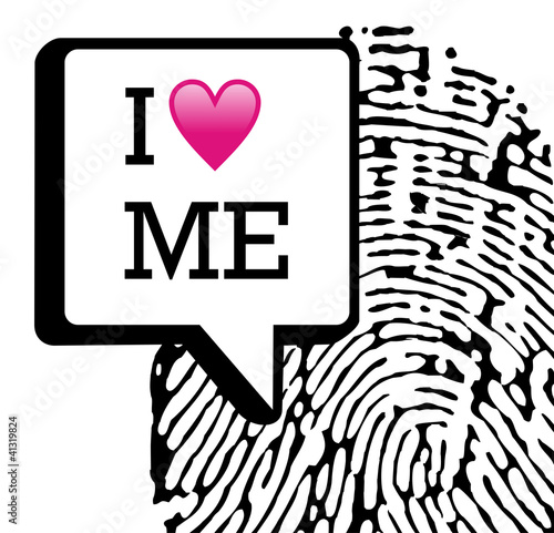 I love me illustration background