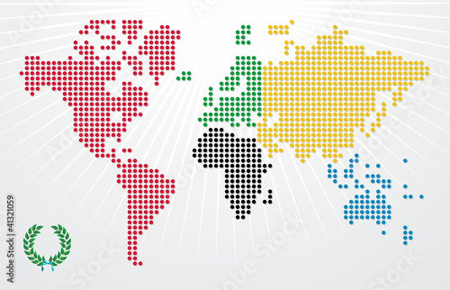 world map illustration