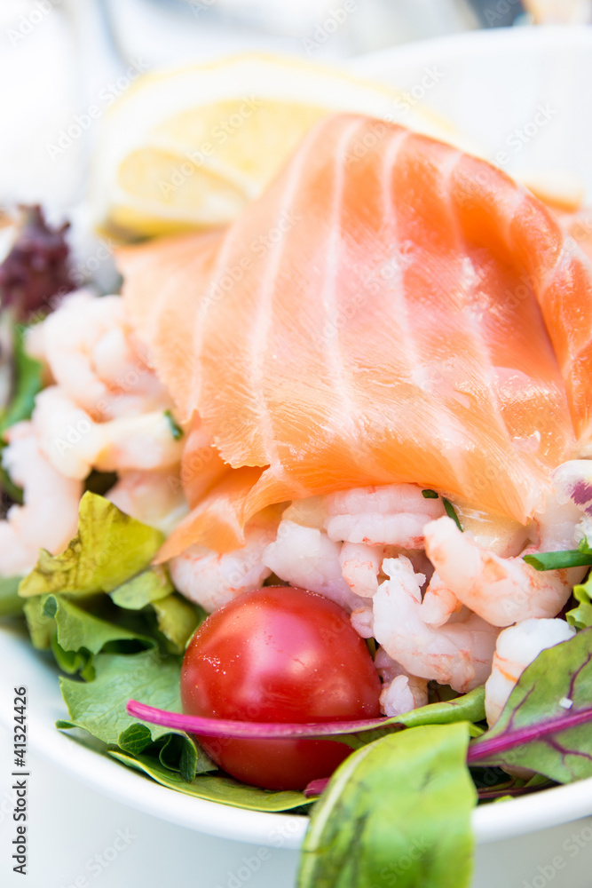 Fresh seafood salad