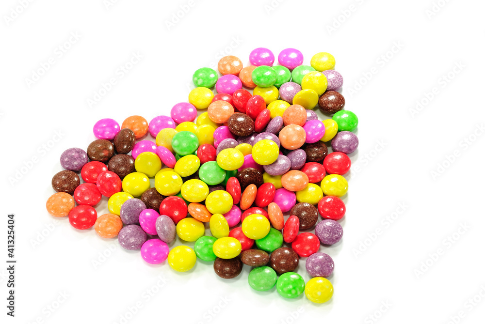Colorful chocolate candy Colorful chocolate candy