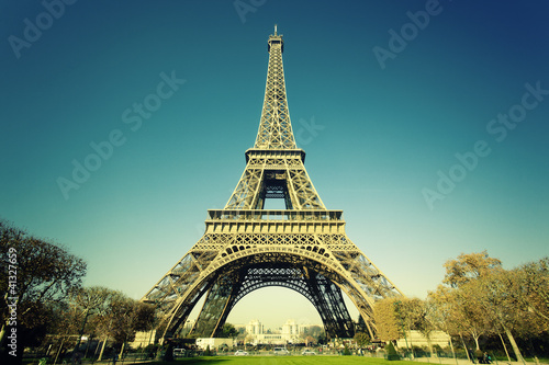 cross processing Eiffel Tower