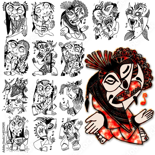 character action diva style design costume