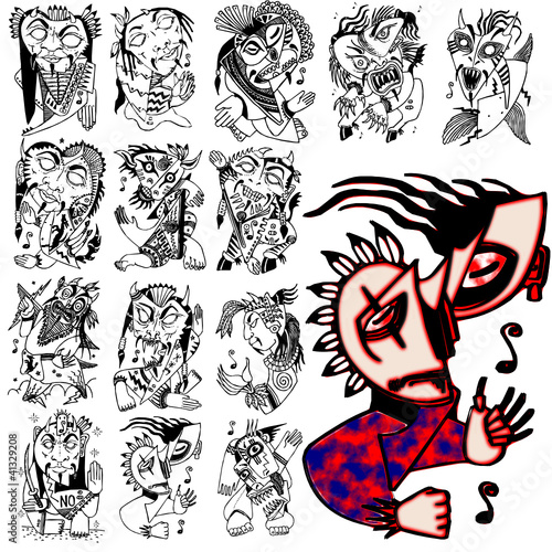 character action diva style design costume