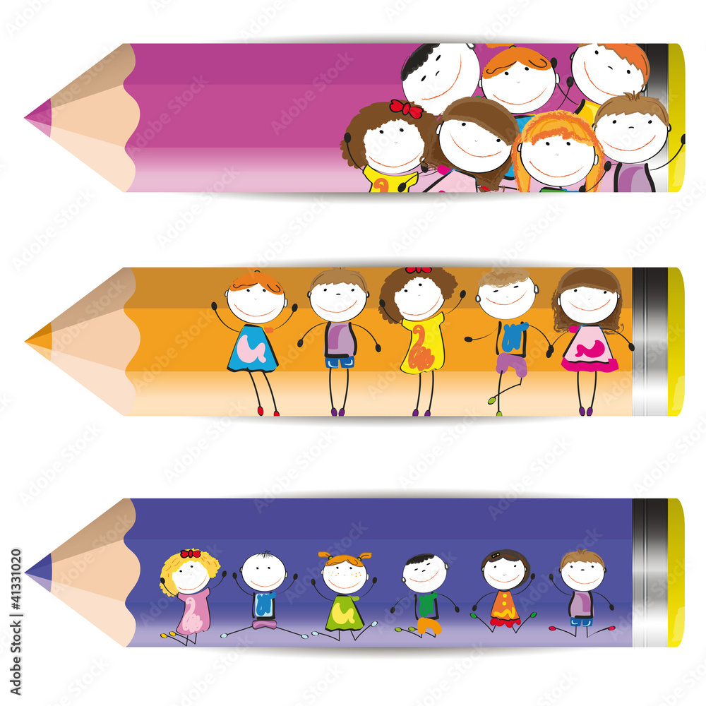 Fototapeta premium Kids banner