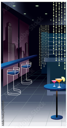 Night club interior