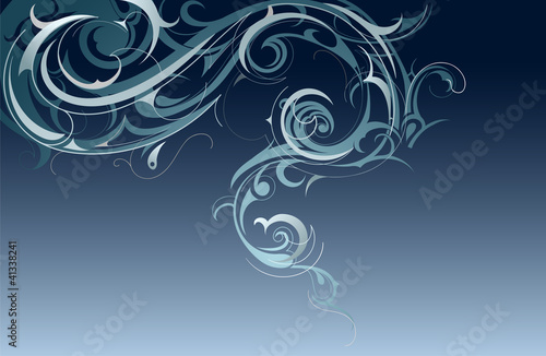 Decorative smoke shape