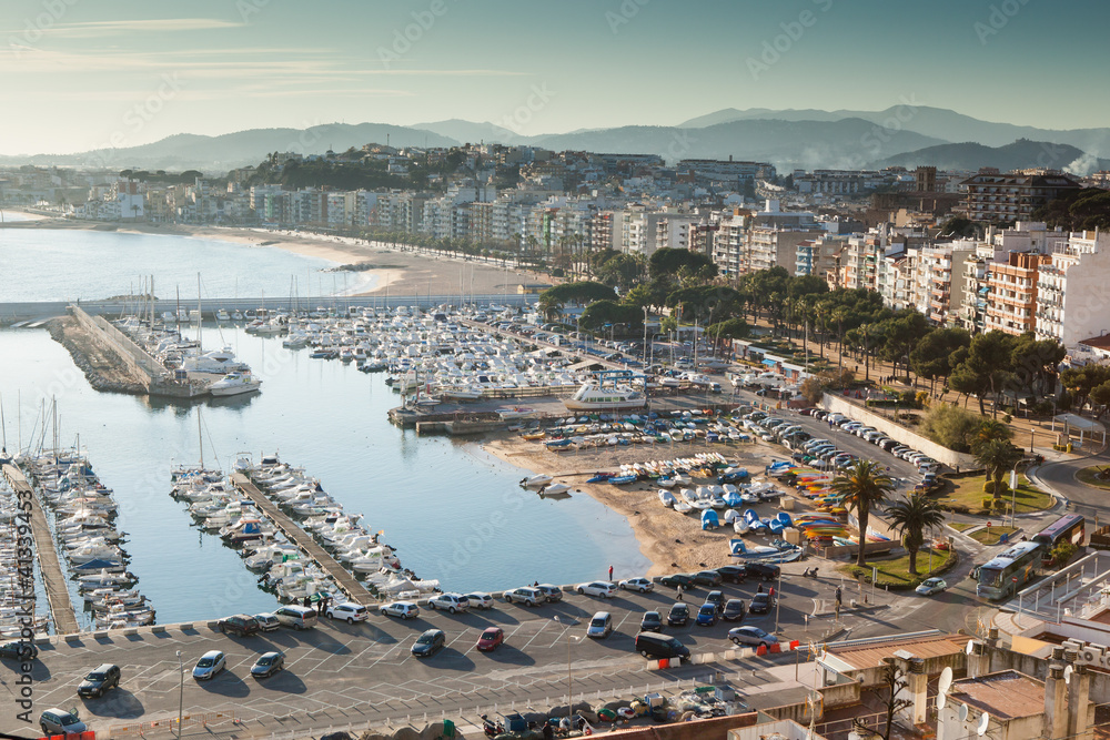 Obraz premium Blanes sunset