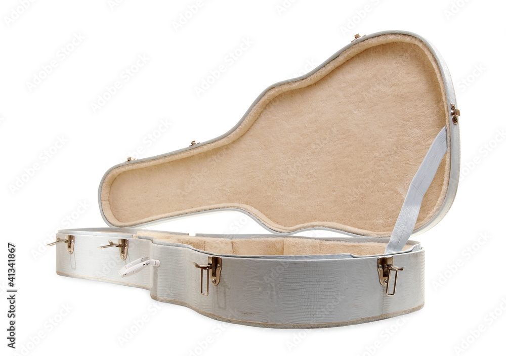 Fototapeta premium Guitar case open