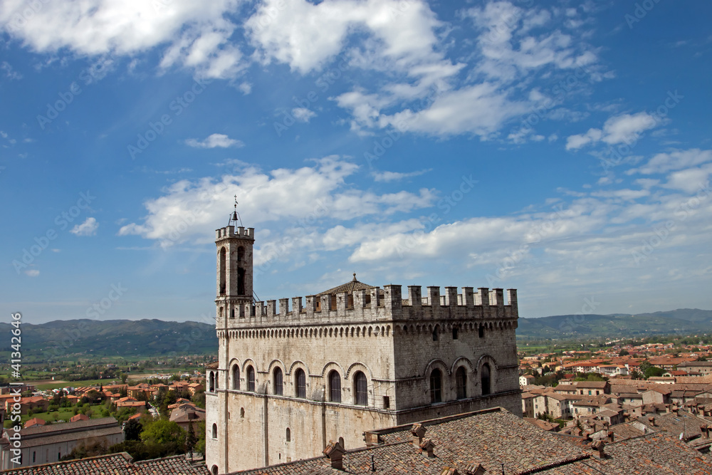 Consul Palace in the historic center of Gubbio