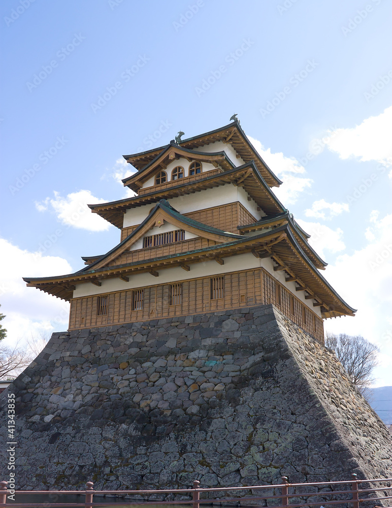 Takashima castle main keep