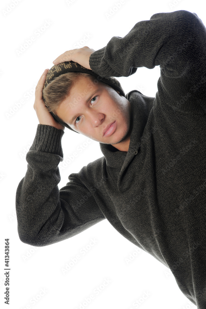 Portrait of a handsome young man Portrait of a handsome young man
