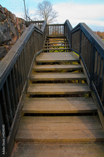 Fototapeta Naklejka Na Ścianę i Meble -  wooden stairs