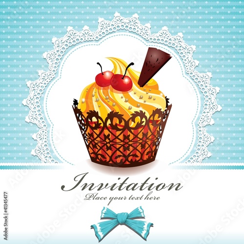 Cute cupcake design