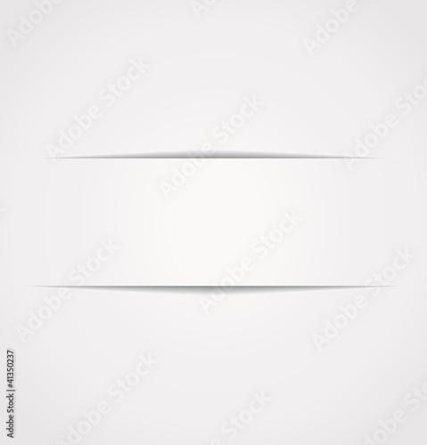 Simplicity. You can drag an object behind the strip of paper.