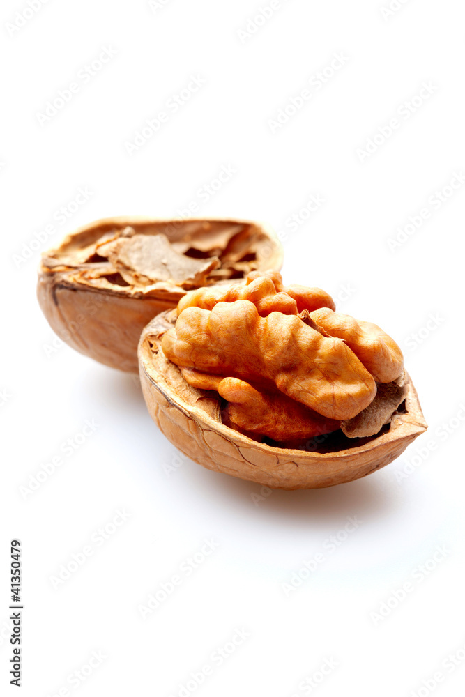 Walnut isolated on white background Walnut isolated on white background