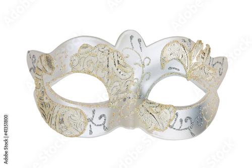 The white carnival mask