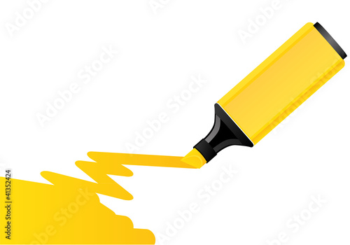 Yellow highlighter and hatching