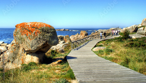 San Vicente beach en El Grove, Galicia photo