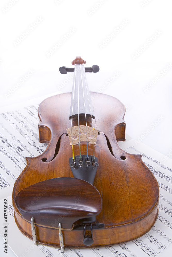 Naklejka premium skrzypce