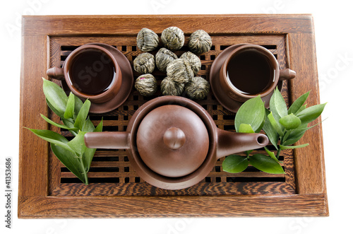 Εκτύπωση καμβά tea service