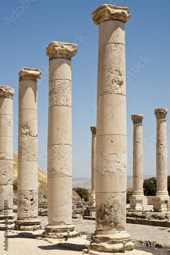 ancient column in Beit She'an
