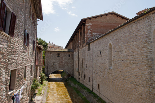 Alley in the historic center of Gubbio