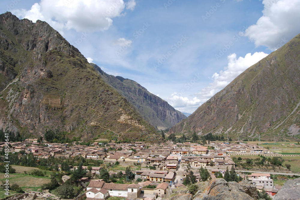 Ollantaytambo . Valle sagrado de los incas. Perú
