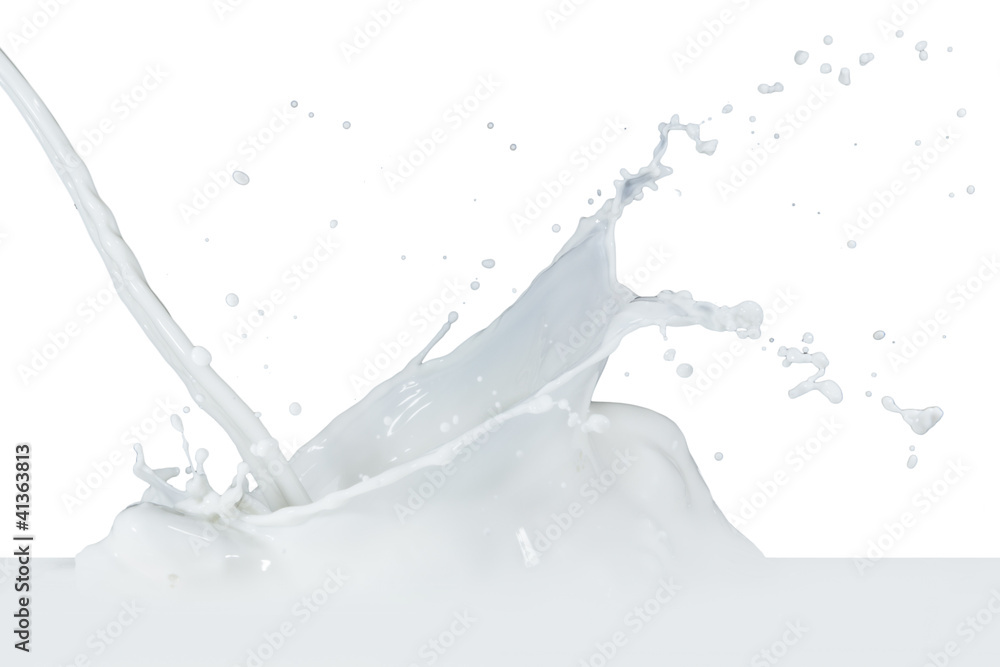 Obraz premium milk splash