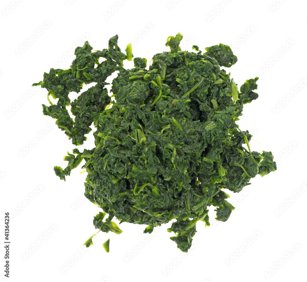 Obraz premium Chopped spinach