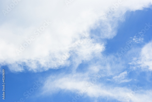 Fototapeta Naklejka Na Ścianę i Meble -  white clouds in blue sky.