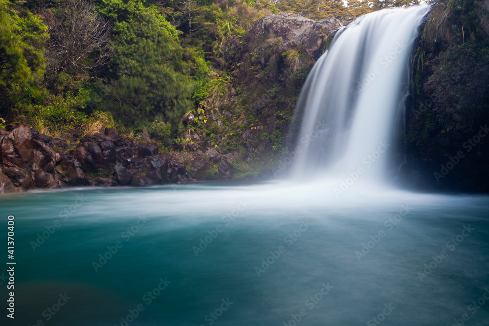 Fototapeta premium Tawhai Falls in Tongariro NP, New Zealand