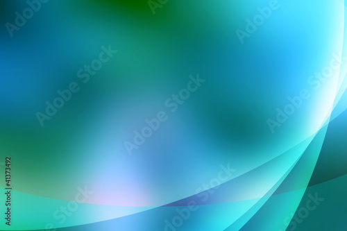 Abstract turquoise lines