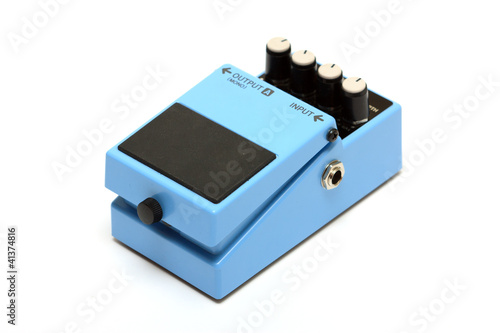 Guitar effects pedal photo