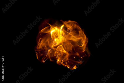 Ball of fire flames