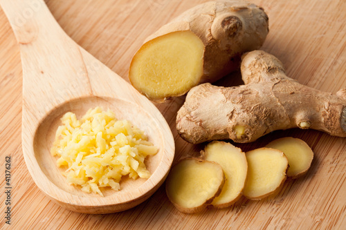 Photo Different forms of ginger