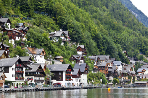hallstatt village in austria,