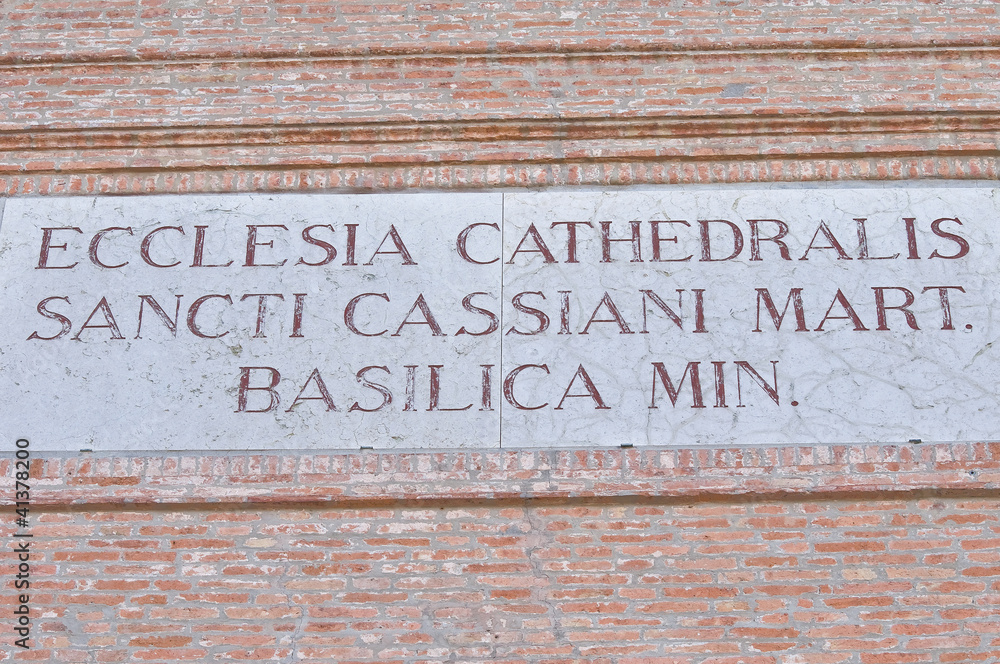 Cathedral of St. Cassiano. Comacchio. Emilia-Romagna. Italy. Cathedral of St. Cassiano. Comacchio. Emilia-Romagna. Italy.