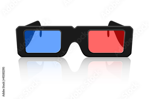 Vector 3D Glasses Icon