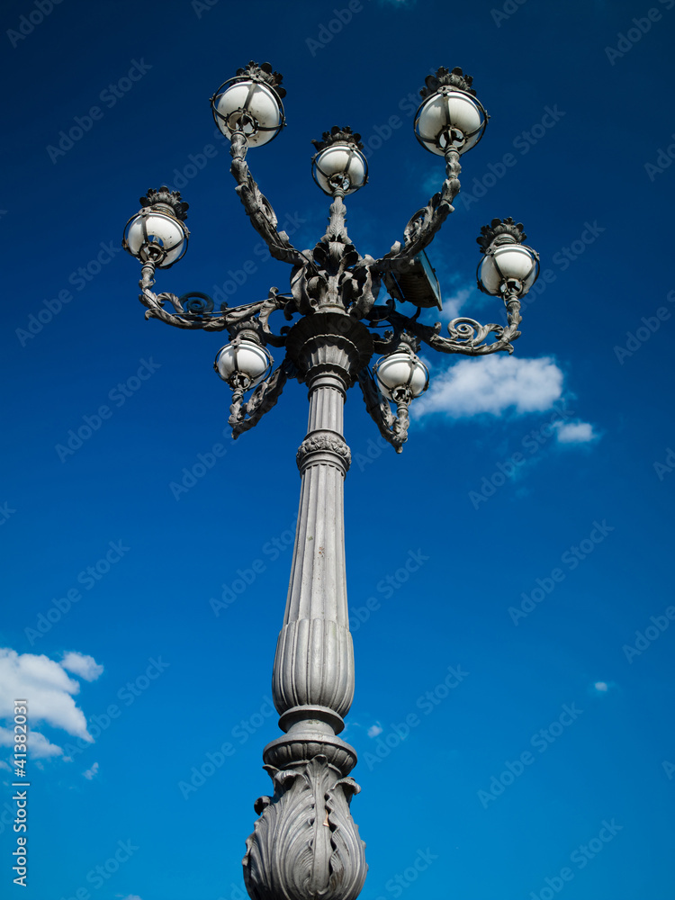 The original street light in Italy