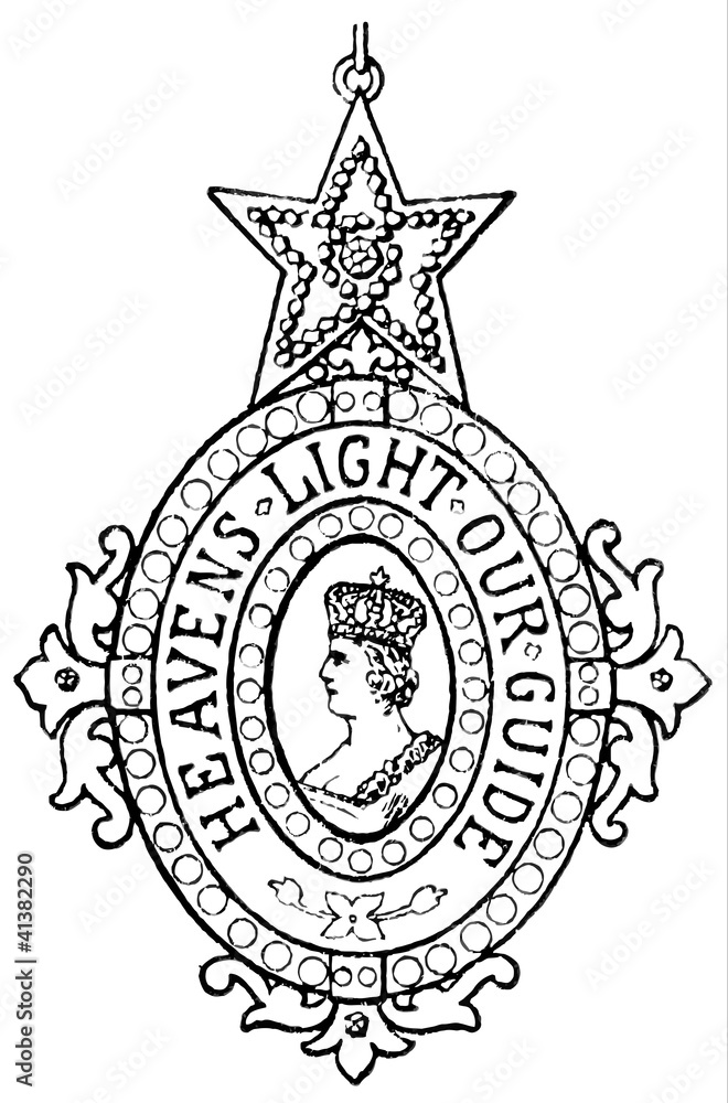 The Most Exalted Order of the Star of India (England, 1861)