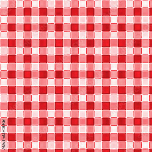 Pattern picnic tablecloth vector