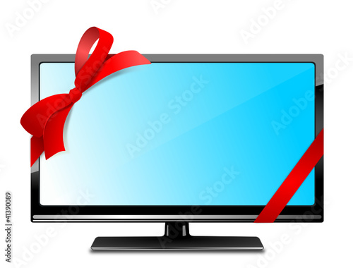TV mit Schleife